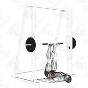 Démonstration animée de l’exercice Vertical Leg Press à la Smith Machine