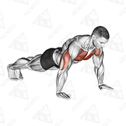 Animated demonstration of push-up