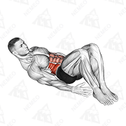 Animated demonstration of alternate heel touchers