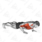 Animated demonstration of clap push up